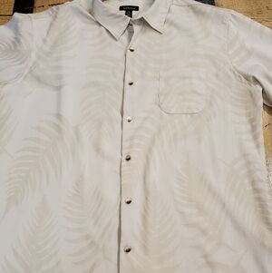 🤴👔🌿 Van Heusen Dress Shirt L 16 - 16 1/2